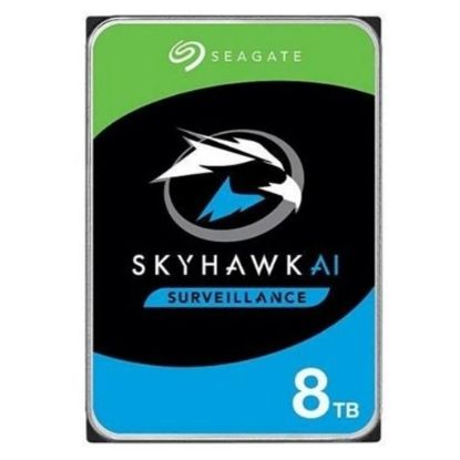 8 TB SEAGATE 3.5 SKYHAWK AI SATA 7200RPM 256MB 7/24 GUVENLIK ST8000VE001 (5 YIL RESMI DIST GARANTILI) resmi