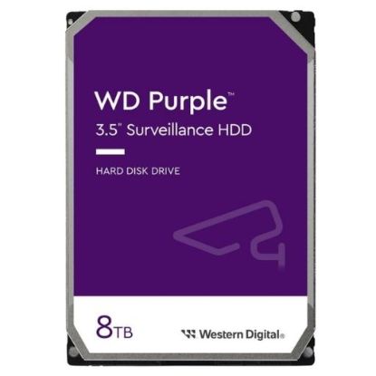 8 TB WD 3.5 PURPLE SATA3 5640RPM 256MB 7/24 GUVENLIK WD85PURZ (3 YIL RESMI DIST GARANTILI) resmi