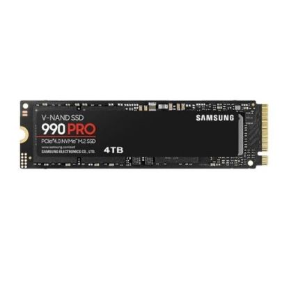 4 TB 990 PRO SAMSUNG NVME M.2 MZ-V9P4T0BW PCIE 7450-6900 MB/S SAMSUNG TR GARANTILI resmi