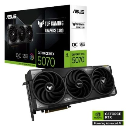 ASUS GEFORCE TUF-RTX5070-O12G-GAMING 12GB GDDR7 192BIT 2XHDMI 3XDP EKRAN KARTI resmi