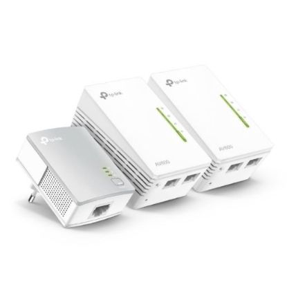 TP-LINK TL-WPA4220T KIT 300MBPS AV600 KABLOSUZ POWERLINE GENISLETICI resmi